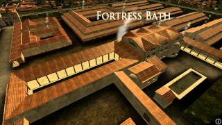 Animation of ancient Roman Fort in Caerleon Wales [upl. by Aspasia650]