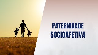 Paternidade socioafetiva [upl. by Godfree]