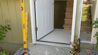 Jeld Wen Front Door Installation  Really crappy products and craftsmanship PART 1 [upl. by Royal]