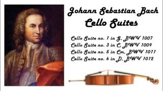 Johann Sebastian Bach  Cello suites in 432 Hz great for reading or studying [upl. by Negaem111]